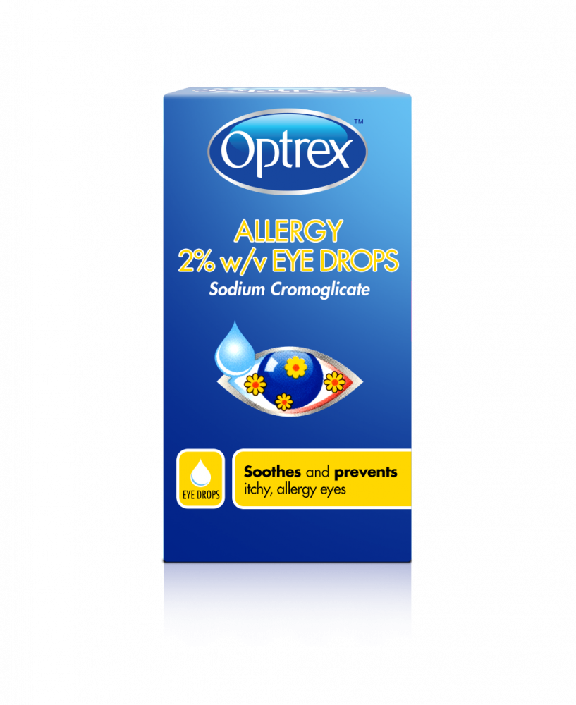 Optrex Allergy Eye Drops 2% w/v - 10ml  - 3 Packs