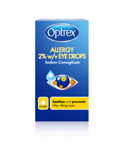 Optrex Allergy Eye Drops 2% w/v - 10ml  - 3 Packs