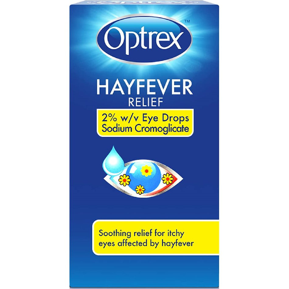 Optrex Hayfever Eye Drops - 10ml product image - Fusion Pharmacy UK