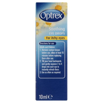 Optrex Soothing Eye Drops For Itchy Eyes - 10ml