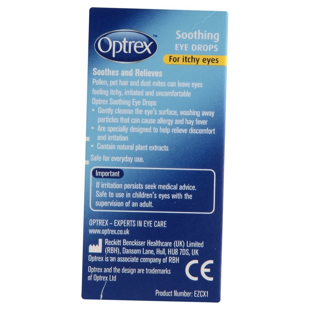 Optrex Soothing Eye Drops For Itchy Eyes - 10ml