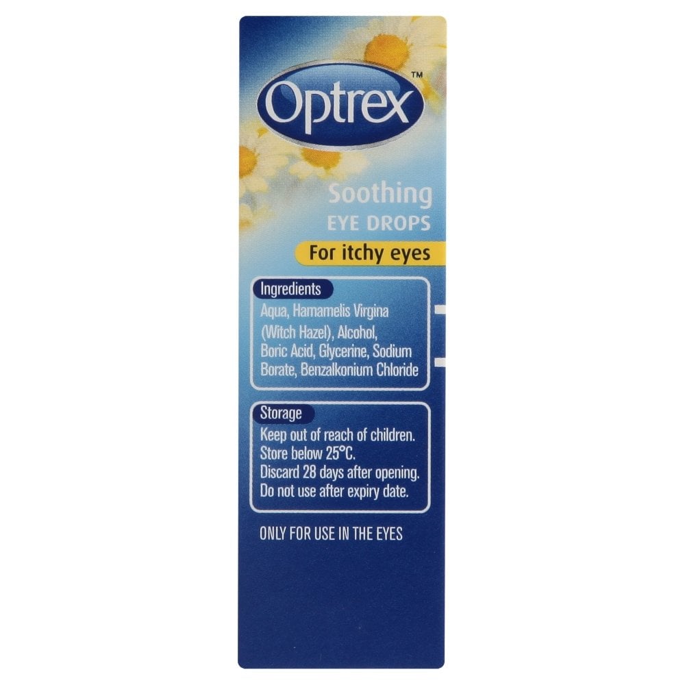 Optrex Soothing Eye Drops For Itchy Eyes - 10ml