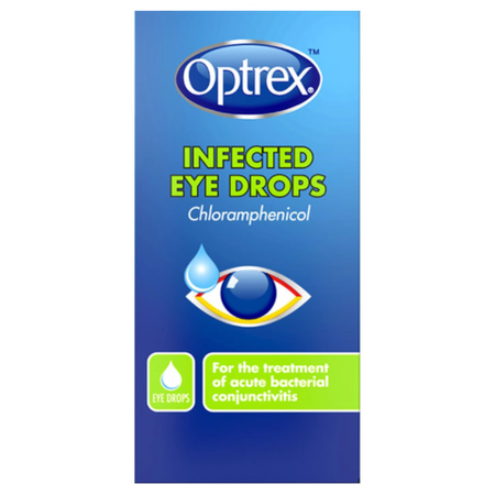 Optrex Infected Eye Drops - 10ml product image - Fusion Pharmacy UK
