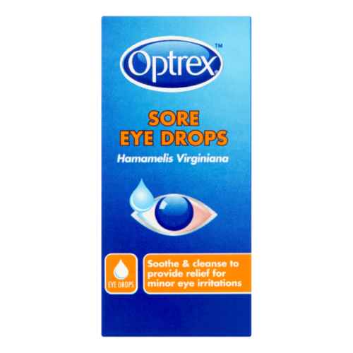 Optrex Sore Eye Drops - 10ml product image - Fusion Pharmacy UK