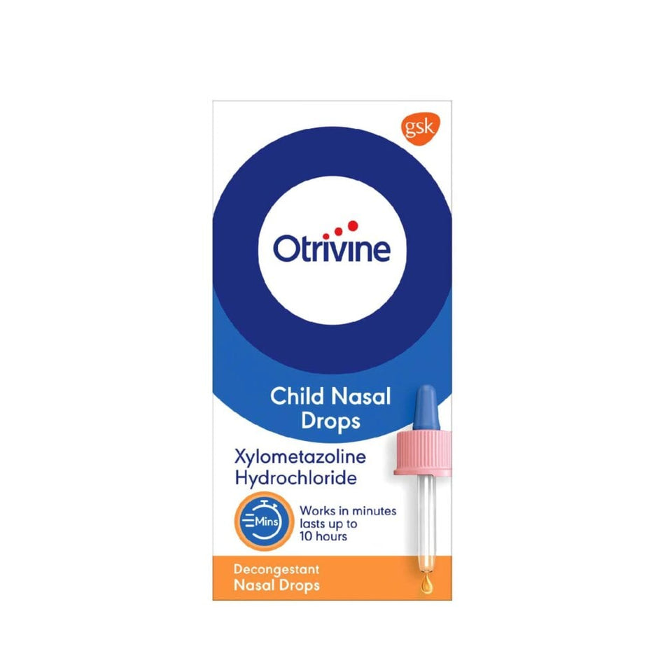 Otrivine Childrens Nasal Drops - 10ml product image - Fusion Pharmacy UK