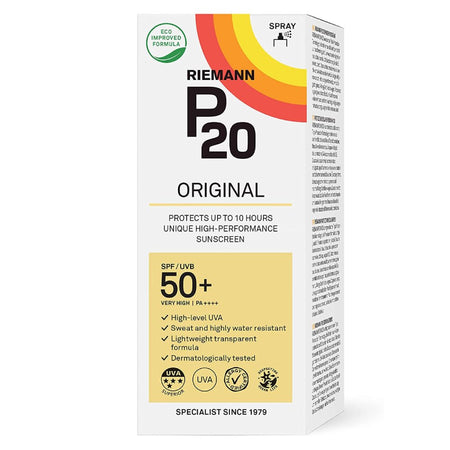 Riemann P20 Original SPF50+ Spray - 200ml product image - Fusion Pharmacy UK