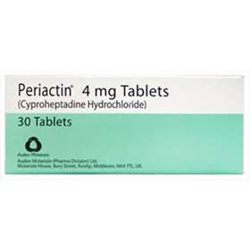 Periactin 4mg Tablets – 30 Tablets (Cyproheptadine Hydrochloride)