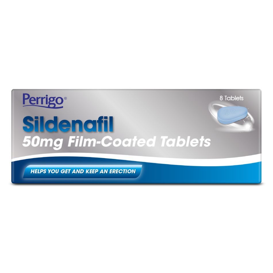 Perrigo Sildenafil (Generic Viagra) 50mg - 8 Tablets product image - Fusion Pharmacy UK