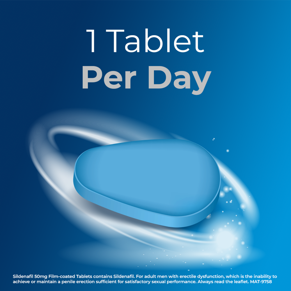Perrigo Sildenafil (Generic Viagra) 50mg - 8 Tablets