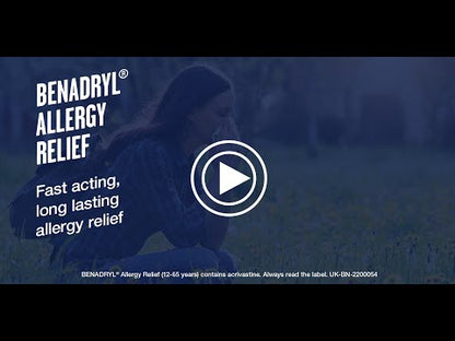 Benadryl Allergy Relief - 12 Capsules