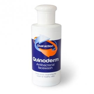 Quinoderm Antibacterial Facewash - 150ml product image - Fusion Pharmacy UK