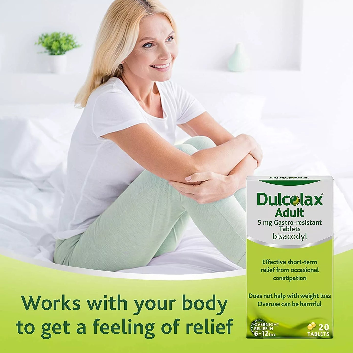 Dulcolax Laxative 5mg - 100 Tablets