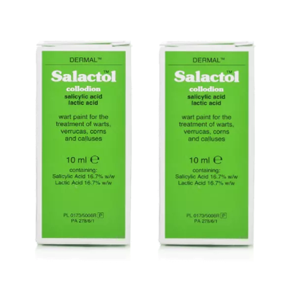 Salactol Wart Paint - 10ml - 2 Packs