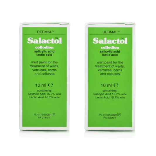 Salactol Wart Paint - 10ml - 2 Packs