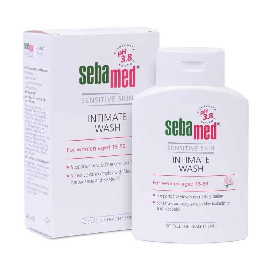 Sebamed Feminine Intimate Wash ph 3.8 - 200ml product image - Fusion Pharmacy UK