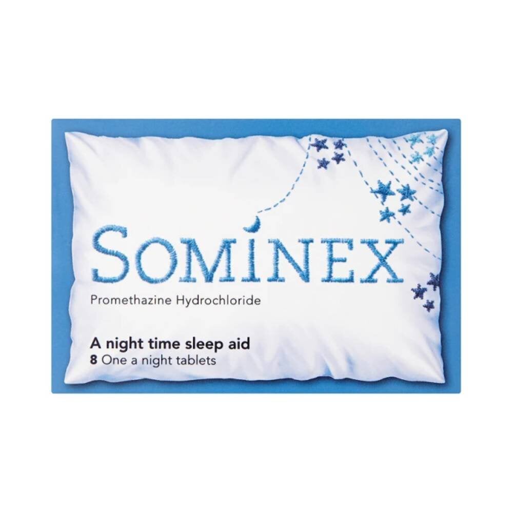 Sominex One A Night 20mg - 8 Tablets product image - Fusion Pharmacy UK