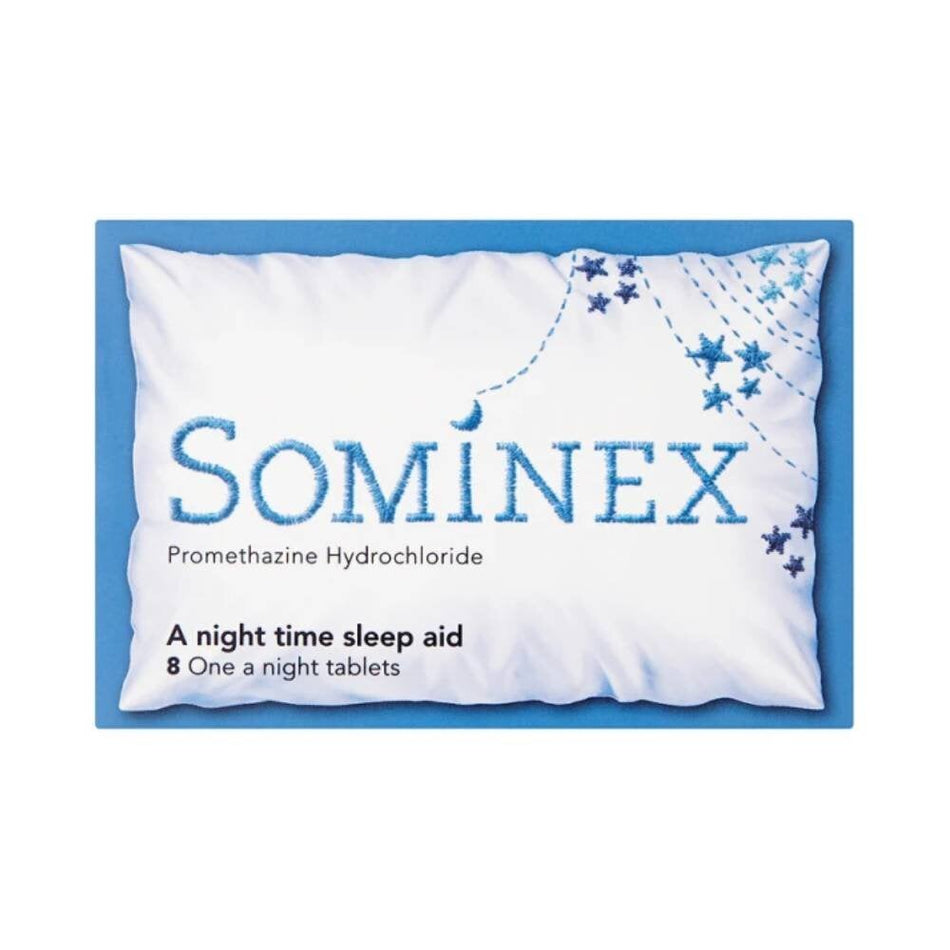Sominex One A Night 20mg - 8 Tablets product image - Fusion Pharmacy UK