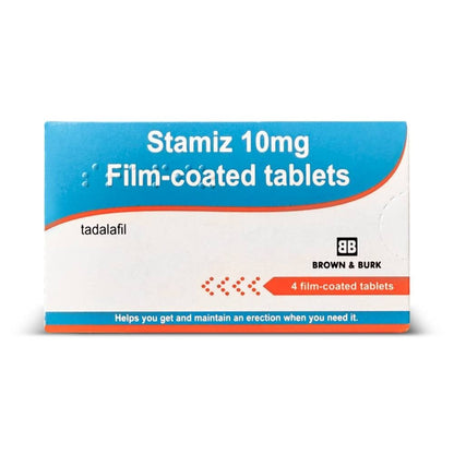 Stamiz 10mg Tadalafil - 4 Tablets