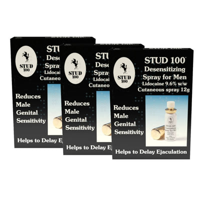 STUD 100 Desensitizing Spray for Men - 12g - 3 Packs