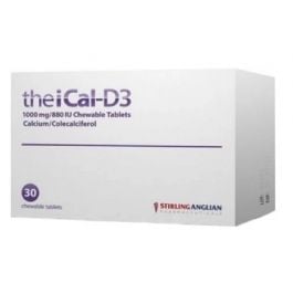TheiCal-D3 1000MG/880 IU Chewable - 30 Tablets product image - Fusion Pharmacy UK