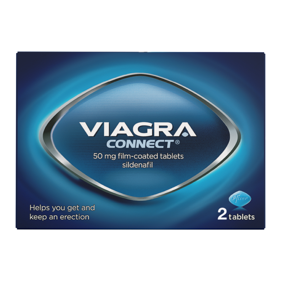 Viagra Connect 50mg - 2 Tablets product image - Fusion Pharmacy UK