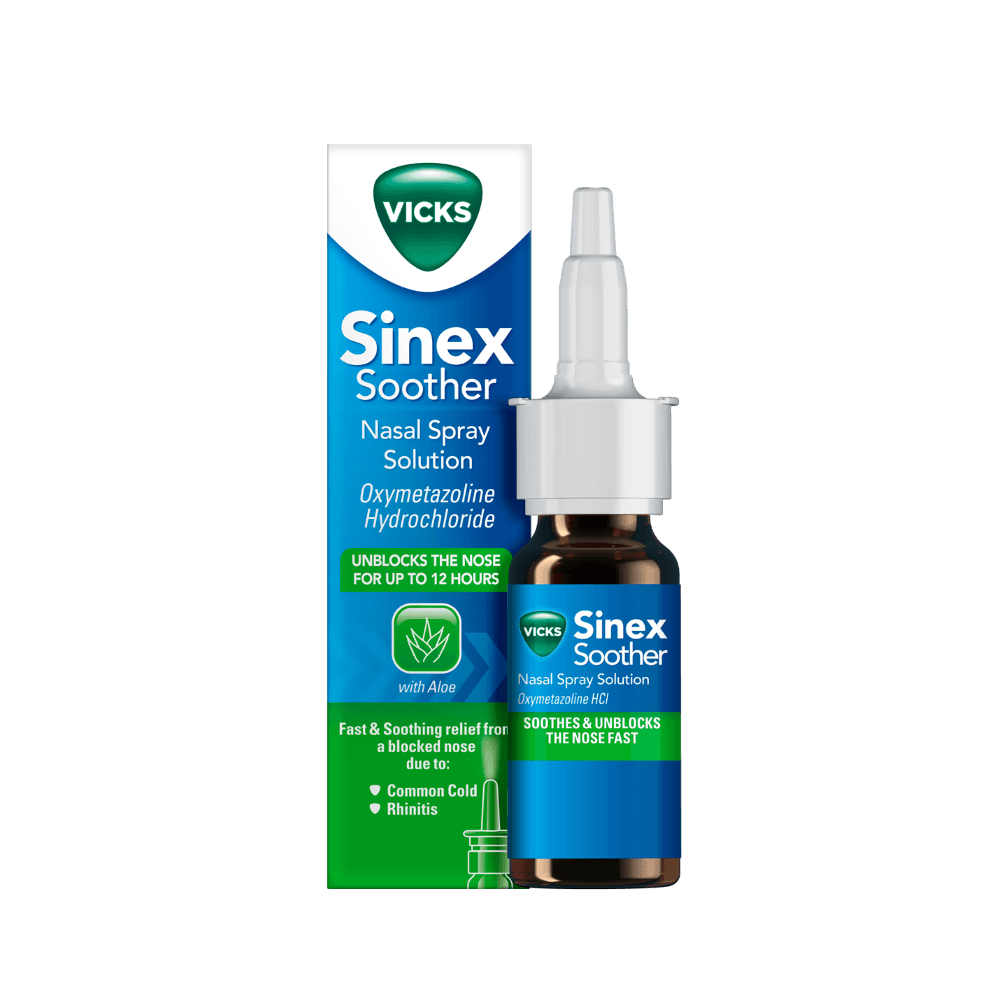 Vicks Sinex Soother Nasal Spray - 15ml product image - Fusion Pharmacy UK