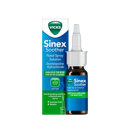 Vicks Sinex Soother Nasal Spray - 15ml product image - Fusion Pharmacy UK