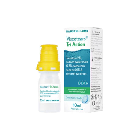 Viscotears Tri Action Eye Drops - 10ml product image - Fusion Pharmacy UK