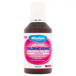 Wisdom Chlorhexidine Alcohol Free Mouthwash - Original product image - Fusion Pharmacy UK