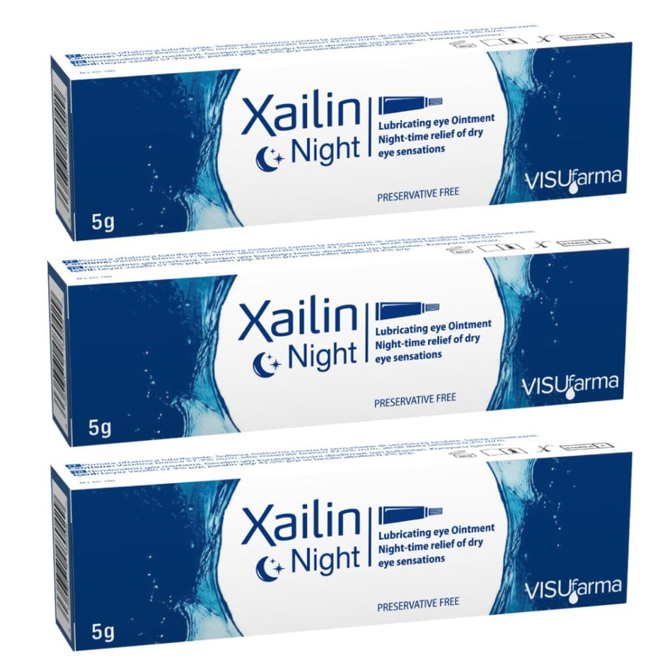 Xailin Night Eye Ointment - 5g -  3 Packs product image - Fusion Pharmacy UK
