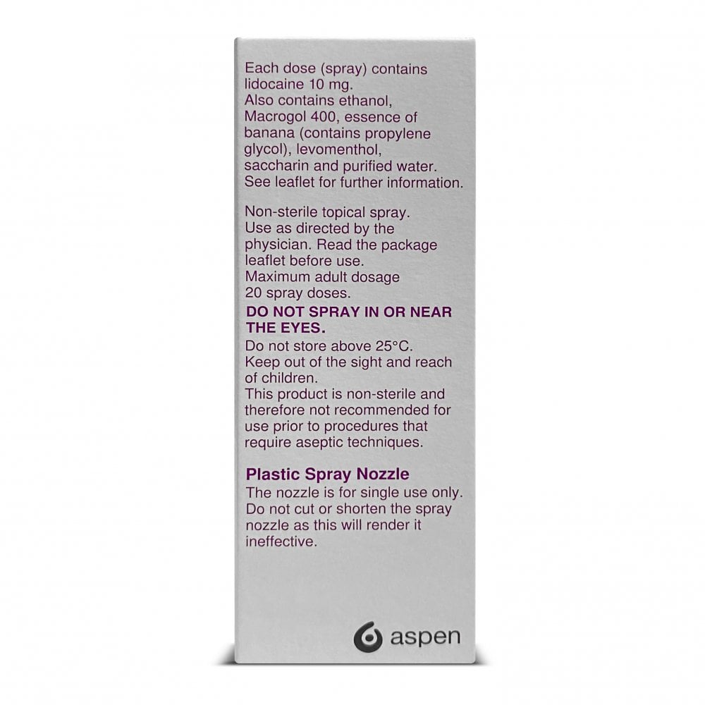 Xylocaine 10mg Anaesthetic Spray - 50ml