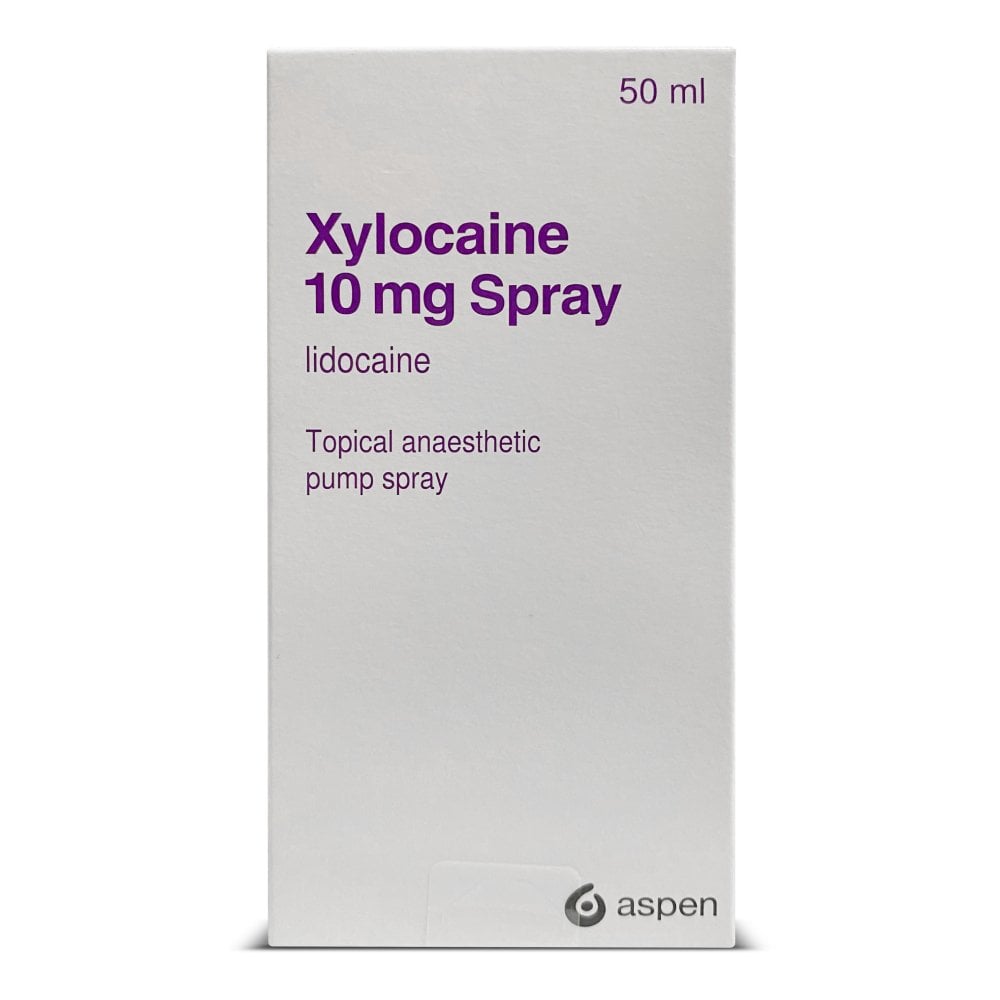 Xylocaine 10mg Anaesthetic Spray - 50ml product image - Fusion Pharmacy UK