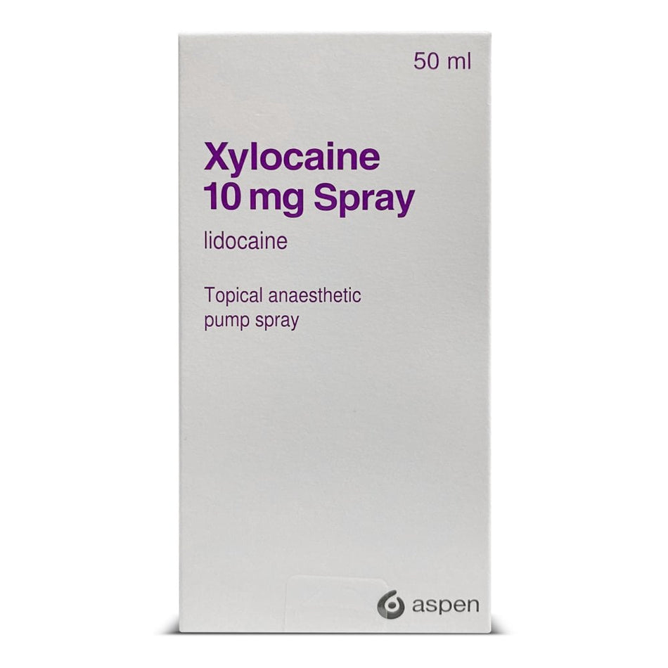 Xylocaine 10mg Anaesthetic Spray - 50ml product image - Fusion Pharmacy UK