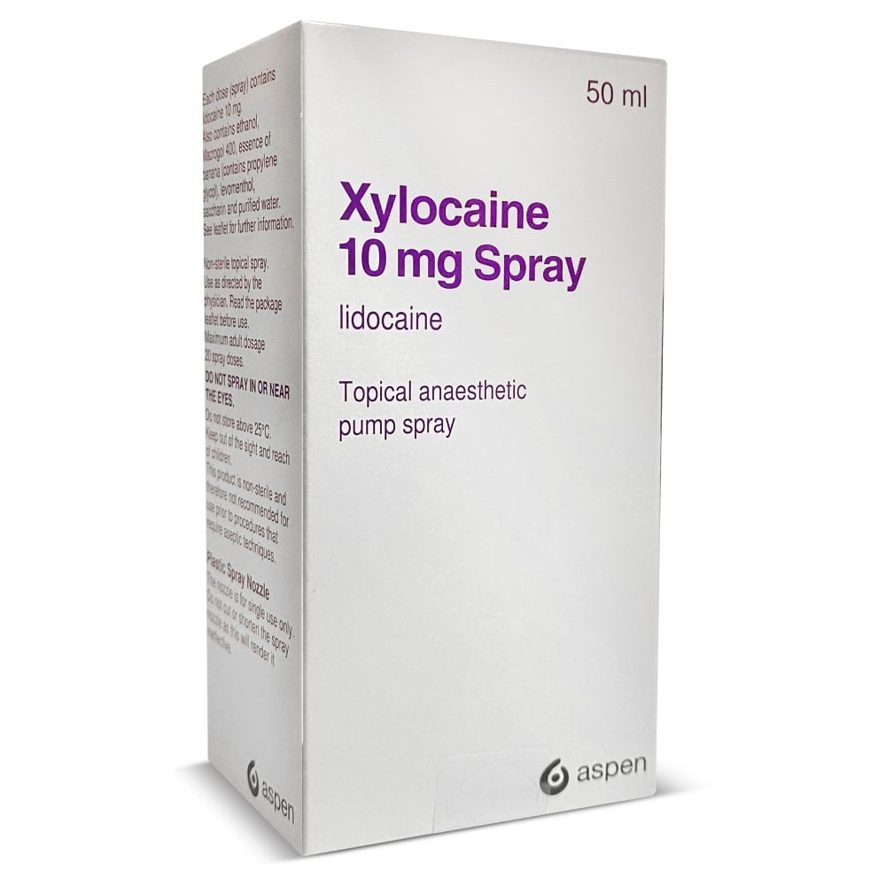 Xylocaine 10mg Anaesthetic Spray - 50ml