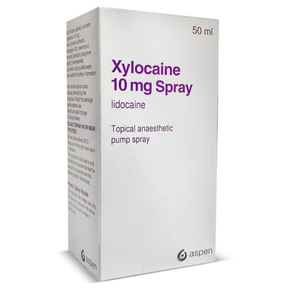 Xylocaine 10mg Anaesthetic Spray - 50ml - 3 Packs