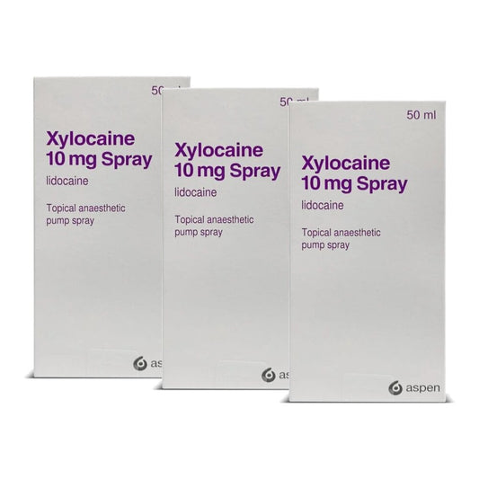 Xylocaine 10mg Anaesthetic Spray - 50ml - 3 Packs