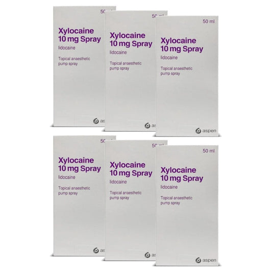 Xylocaine 10mg Anaesthetic Spray - 50ml - 6 Packs